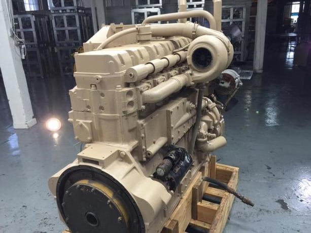 525 -600 HP Cummins KTA19, Complete Diesel Engine, Used - Image 3