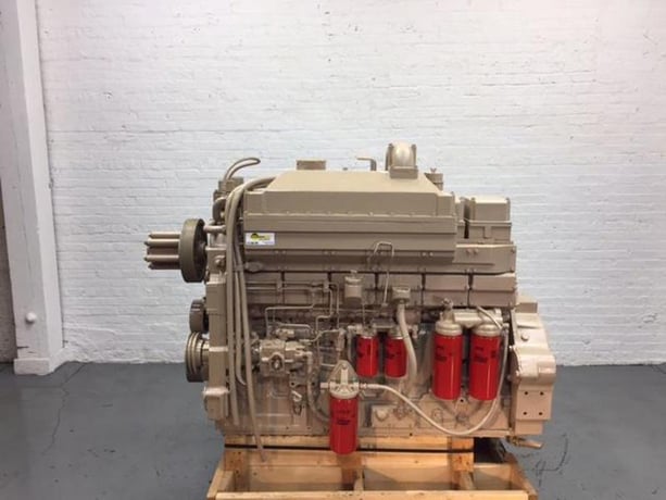 525 -600 HP Cummins KTA19, Complete Diesel Engine, Used - Image 4