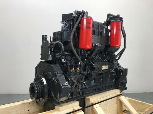 Komatsu SAA6D125E-3, Complete Diesel Engine, Rebuilt - Image 1
