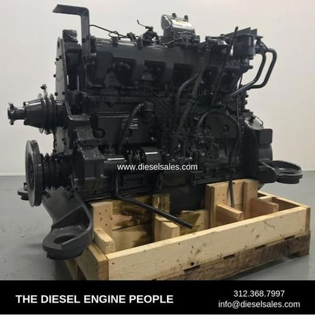 Komatsu SAA6D125E-3, Complete Diesel Engine, Rebuilt - Image 4