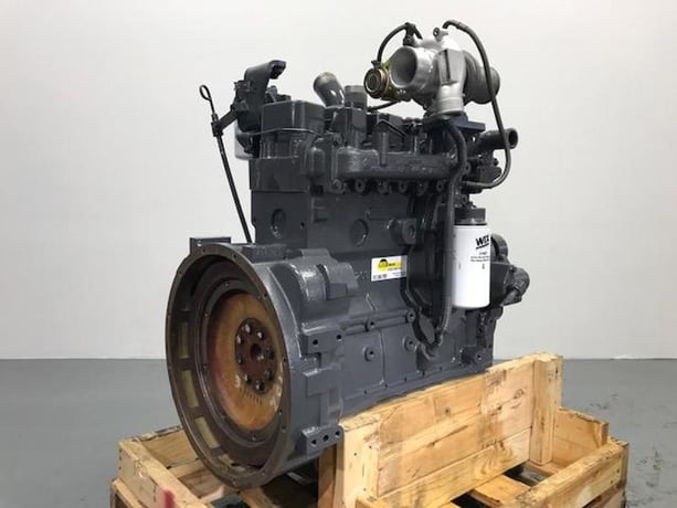 75 -120 HP Komatsu SA4D102, Complete Diesel Engine, Rebuilt - Image 4