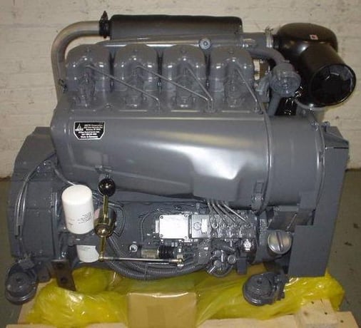 74.2 HP Deutz C3C155A, D914L04, Complete Diesel Engine, Rebuilt - Image 3