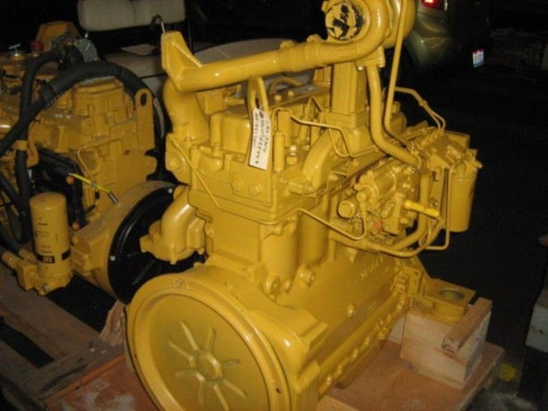150 HP Caterpillar 3304DI, Complete Diesel Engine, Rebuilt - Image 1