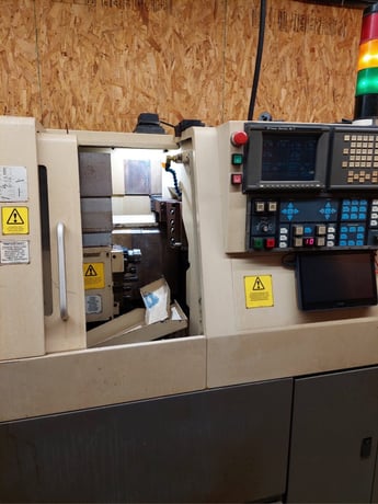 Hardinge #Conquest-ST-225-B, CNC Multi-Axis lathe, LNS Super Hydrobar barfeeder, 2000 - Image 2