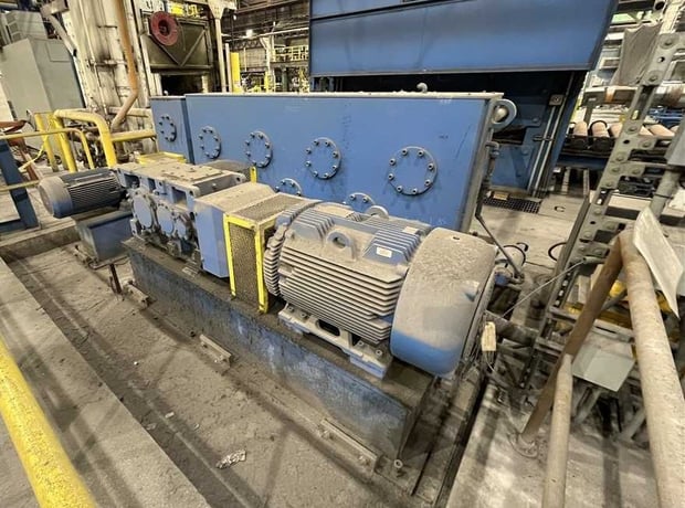 62.5" x 4" Cauffiel, sraightener, 84" roll face width, 7 rolls, 11.75" roll diameter, 200 HP, 1785 RPM, 480 V. - Image 8