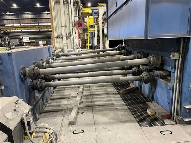 62.5" x 4" Cauffiel, sraightener, 84" roll face width, 7 rolls, 11.75" roll diameter, 200 HP, 1785 RPM, 480 V. - Image 9