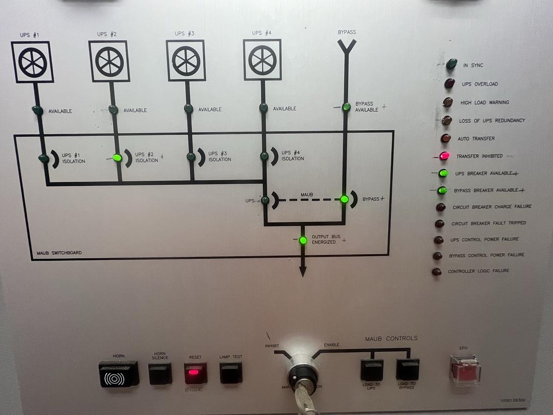 10 Amp. Piller Bypass Transfer Switch, S/N 5935 MAUB - Image 3