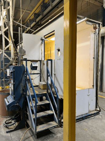 10 Gun Powder coating line, w/Nordson Color Max and 4 stage washer - Image 5
