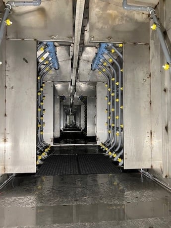 Amiberica, 3 stage pretreatment washer 5' width x 6' H - Image 1