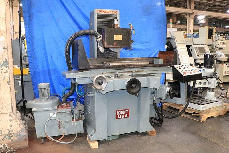 12" x 24" Kent #SGS-1224AHD, hydraulic surface grinder, 14" D x 1.5" x 5" wheel, automatic incremental - Image 4