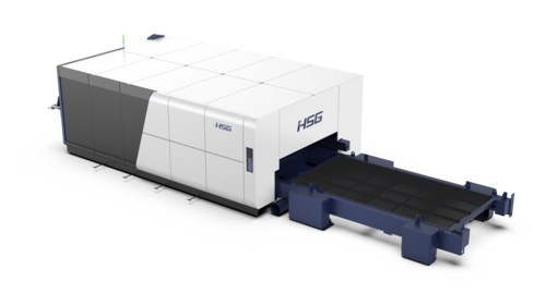 HSG #G3015V-20, 6G dual table fiber laser, 20000 watt, 5' x10'tbl., 984 FPM, chiller, dust collector, new - Image 3