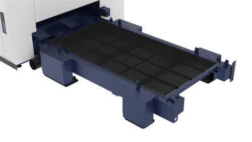 HSG #G3015V-20, 6G dual table fiber laser, 20000 watt, 5' x10'tbl., 984 FPM, chiller, dust collector, new - Image 4