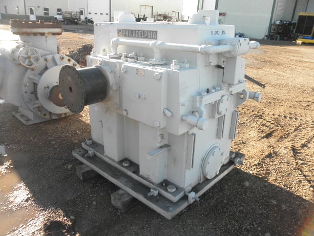 6500 HP @ 1785 RPM input, 7081 RPM output, Philadelphia #15HS, parallel shaft gear increaser, 3.96 :1 ratio - Image 4