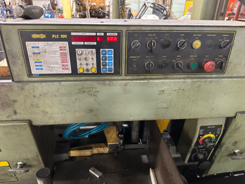 12" x 12" Hyd-Mech #H-12, automatic horizontal bandsaw, 13' 6" x 1" x 0.035" blade, automatic infeed system - Image 3