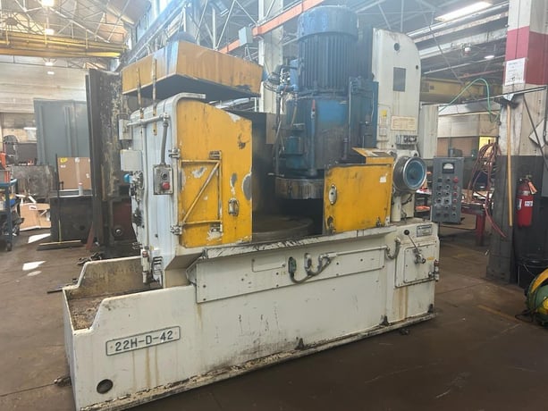 Blanchard #22HD-42, geared head vertical spindle rotary surface grinder, 42" chuck, 48" swing, certified - Image 1