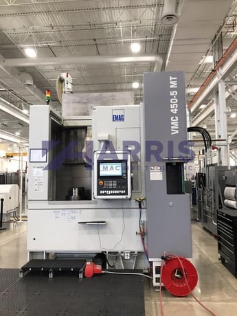 23.5" Emag #VMC450-5MT, 5-Axis vertical turning center, Siemens840 Dsl CNC Control, 31" swing, 2021 - Image 1