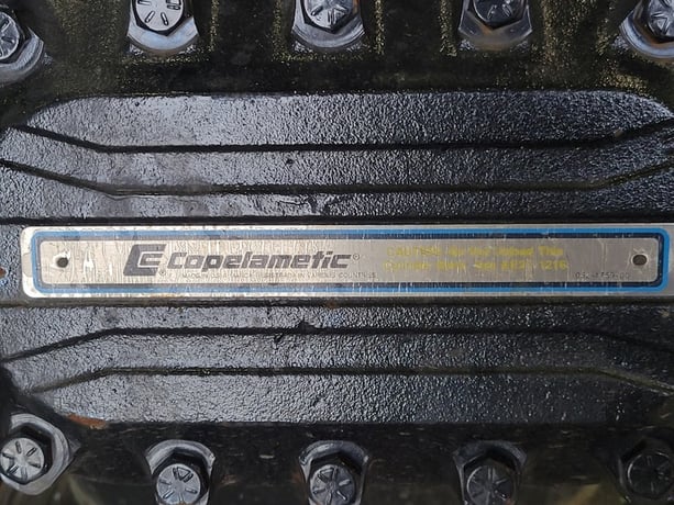 75 cfm, 300 psi, Copeland #6DP3A3500TSE211, refrigeration duty compressor, 35 HP - Image 3