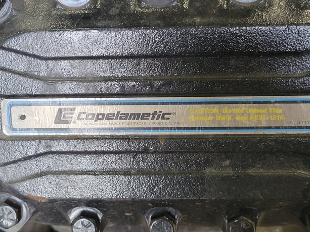 75 cfm, 300 psi, Copeland #6DP3A3500TSE211, refrigeration duty compressor, 35 HP - Image 4