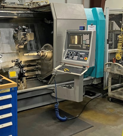 Index #G250, 3.5" bar, Siemens D Control, 2-spindles, 3500 RPM, live tools, Steady Rest, 2008 - Image 5
