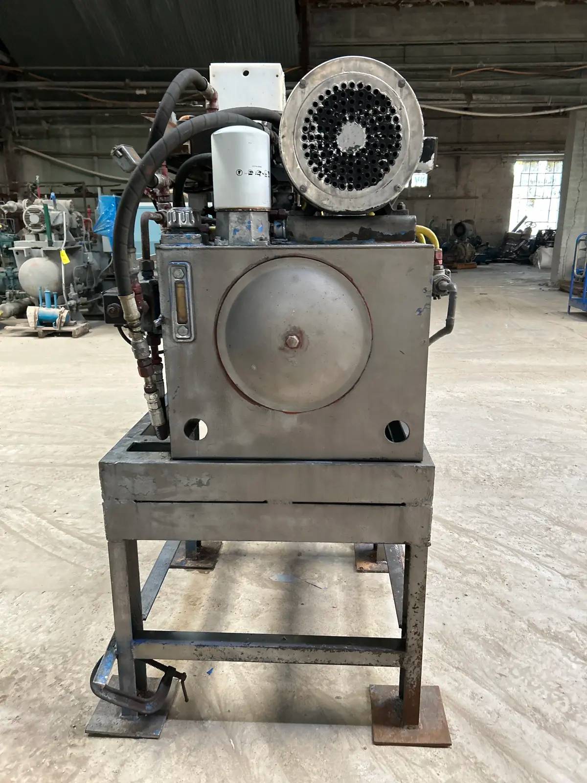 Turbo Vogt #BP360, ice block press, 20 HP, 1750 RPM, 230/460 V., 3-phase, Fr.256T, 2024 - Image 9