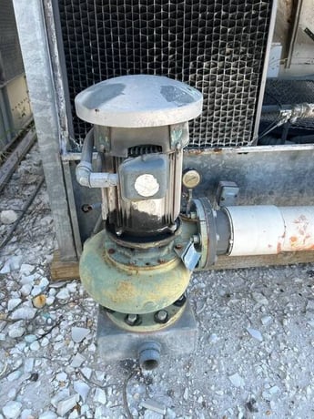 470 Ton, Imeco #IDC-1880-4, evaporative condenser, 2 motors, 1 tower units, 79525 cfm, 300 psi, 715 GPM, 2001 - Image 10