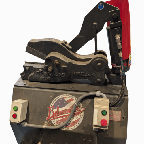 6" Edwards #7, hydraulic alligator shear, 230 V., 3 Ph. - Image 1