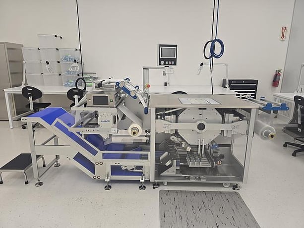 Thermoform Machine, Shawpak (River Medical Packaging) #32-20, 12.5" wide, perforator unit, 2021 - Image 1