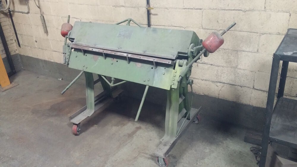 16 gauge x 4' Brown & Boggs, apron brake - Image 1