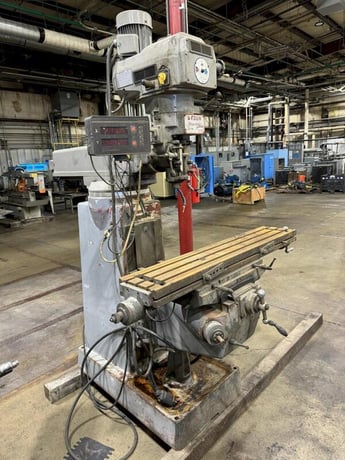 Lagun #FTV-2, vertical turret mill, 33" X, 16" Y, 16" Z, 55 - 4250 RPM, S/N 840010597 - Image 1