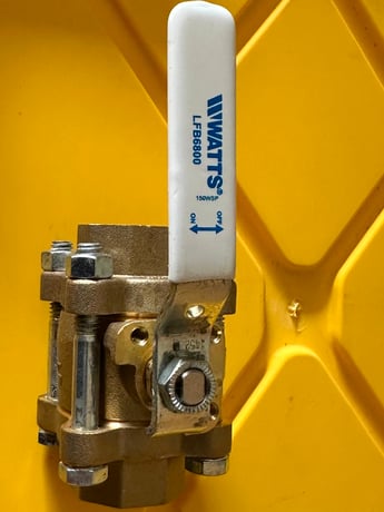 3/4" Watts #B-6800 / LFB6800 NPT, ball valve, 600 CWP, 450°F max, 2017 new (60 available) - Image 5