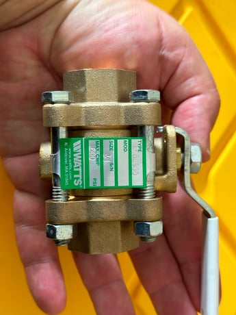 3/4" Watts #B-6800 / LFB6800 NPT, ball valve, 600 CWP, 450°F max, 2017 new (60 available) - Image 8
