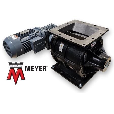 10" x 10" WM width Meyer & Sons, #10DDVFDR, rotary airlock feeder, 3/4HP, new - Image 1