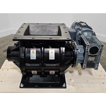 10" x 10" WM width Meyer & Sons, #10DDVFDR, rotary airlock feeder, 3/4HP, new - Image 4