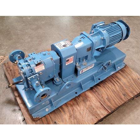 10-15 GPM @ 200 psi, Lobepro #SS8T, positive displacement rotary lobe pump, 5 HP, 200°F - Image 2