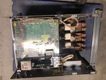 Siemens 6SE7041-5EH85-OBAO-Z, Liquid-Cooled Rectifiers, (2) qty., 29.25" H x 20" W x 32" D, 510-650 VDC - Image 1