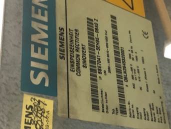 Siemens 6SE7041-5EH85-OBAO-Z, Liquid-Cooled Rectifiers, (2) qty., 29.25" H x 20" W x 32" D, 510-650 VDC - Image 2