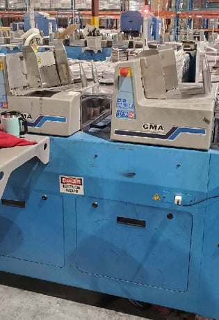 Muller Martini #SLS-3000, Inserting Line, 1.2 m/sec. Feed speed, 100000 specimens/hr., 19.69" L x 13.39" - Image 8