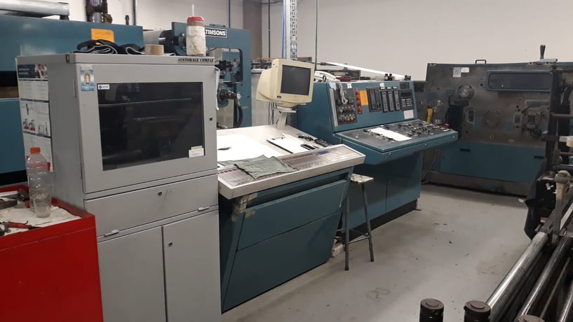 Timson #T32, Web Offset Press, (1) Color, 78" circumference x 32" width, 1996 - Image 5