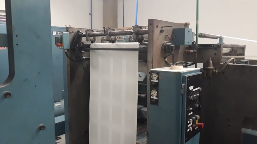Timson #T32, Web Offset Press, (1) Color, 78" circumference x 32" width, 1996 - Image 6