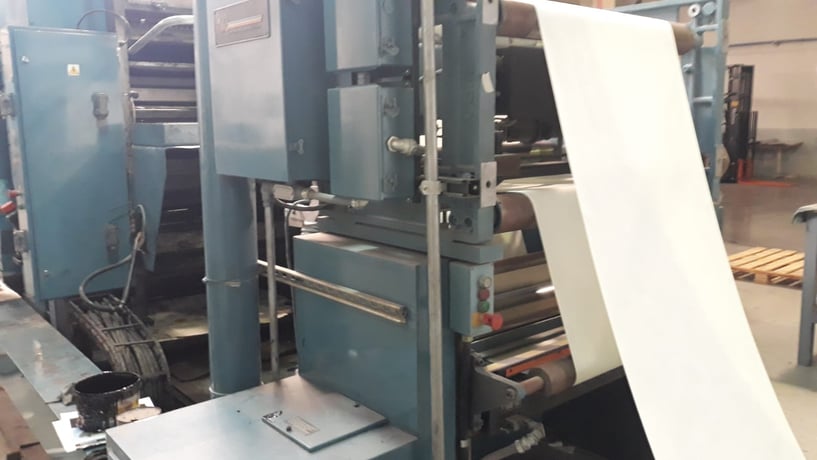 Timson #T32, Web Offset Press, (1) Color, 78" circumference x 32" width, 1996 - Image 9