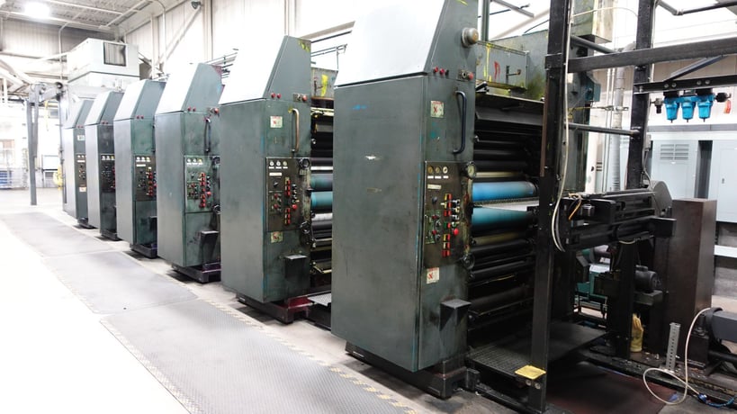 Hantscho #Mark-7, Web Offset Press, (6) Print Unit, (1) Web, 16-Page, 23.56" cutoff x 38" width, 50" Splicer - Image 6