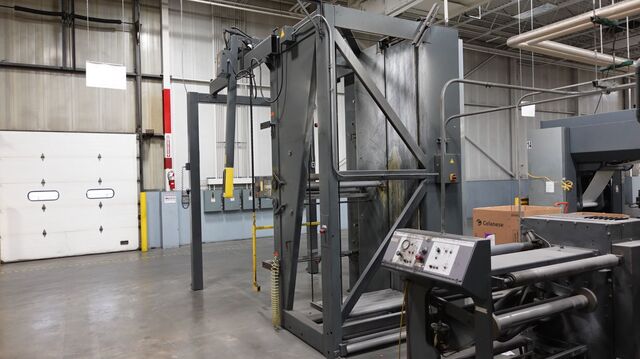 Hantscho #Mark-6A1, Web Offset Press, (1) Print Unit, (1) Web, 22.776" cutoff x 38" width, 50" Splicer roll - Image 2