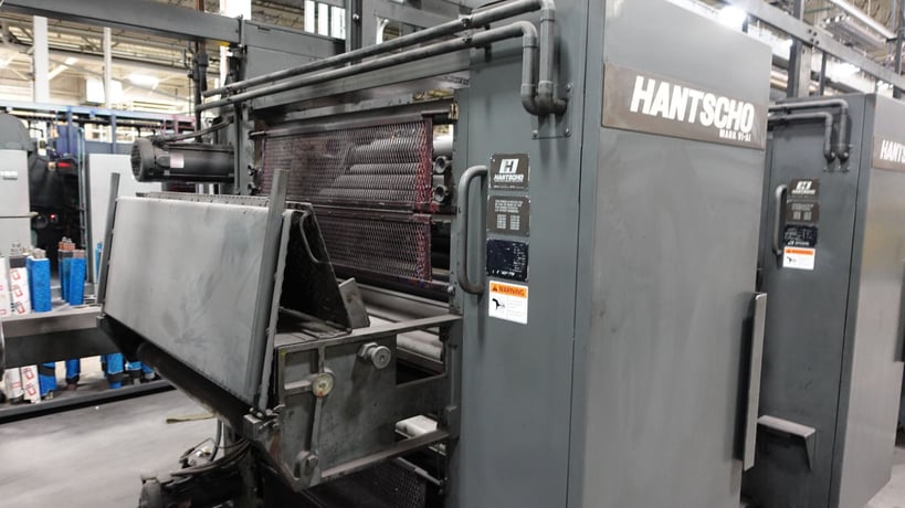 Hantscho #Mark-6A1, Web Offset Press, (1) Print Unit, (1) Web, 22.776" cutoff x 38" width, 50" Splicer roll - Image 10