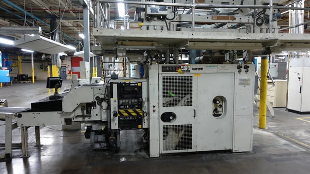 Heidelberg Harris #4D-S, Combination Folder, (2) Web Comp. Sections, 22.75" cutoff x 38" width, 1997 - Image 1