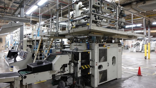 Heidelberg Harris #4D-S, Combination Folder, (2) Web Comp. Sections, 22.75" cutoff x 38" width, 1997 - Image 2