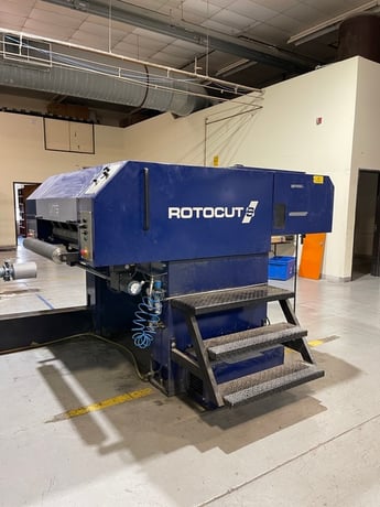 38" Vits #Rotocut-S, Sheeter, full web, air flotation system, 23.56" cutoff, 50000 IPH, 2006 - Image 1
