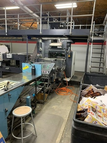 Heidelberg #V-30, Web Offset Press, (4) Print Unit, (1) Web, 21.5" cutoff x 36" width, (32) pages, 125 HP - Image 7