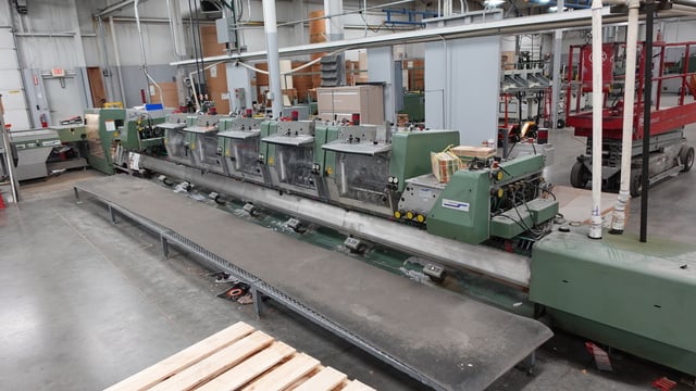 Muller Martini #Bravo-Plus, Automatic Saddle Stitcher, (5) Pockets, (2) Cover Feeders, 6-Position Gatherer - Image 1