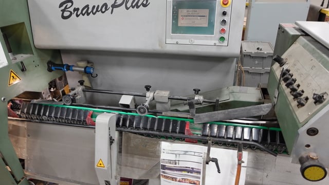 Muller Martini #Bravo-Plus, Automatic Saddle Stitcher, (5) Pockets, (2) Cover Feeders, 6-Position Gatherer - Image 6