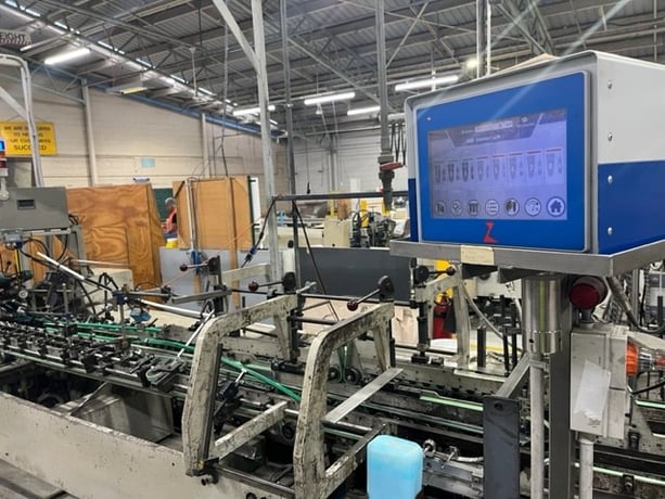 Jagenberg/Heiber & Schroder #Diana-Intertray/EF-11/D, Folding Box Gluer & Window Patcher, 105 cm & 110 cm - Image 2
